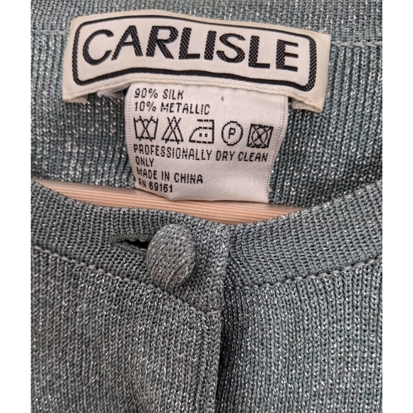 Vintage Carlisle Ombre Silk Metallic Cardigan - Picture 6 of 6